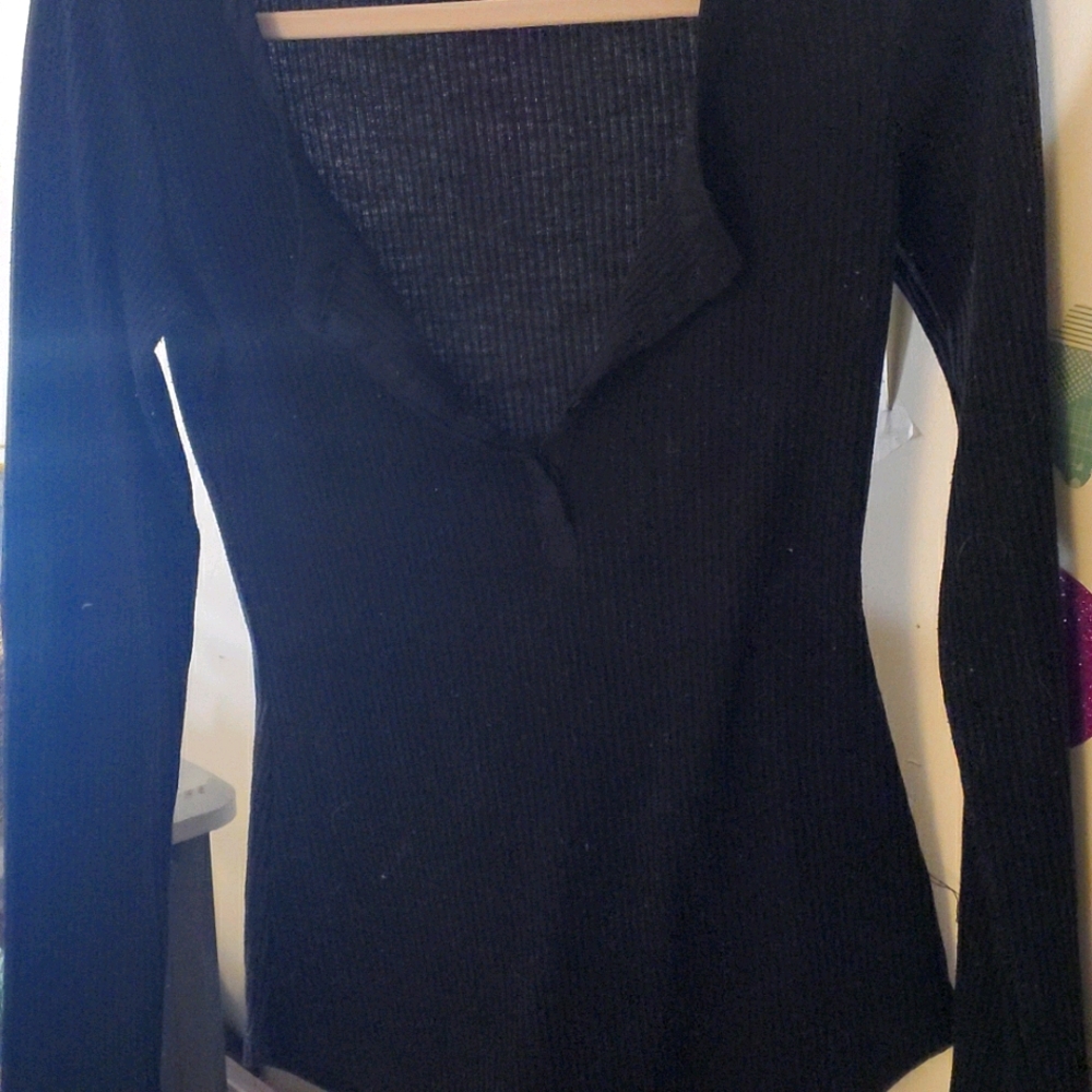 Women's black sweater